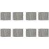 Muebles para TV de pared 8 uds gris Sonoma 30,5x30x30