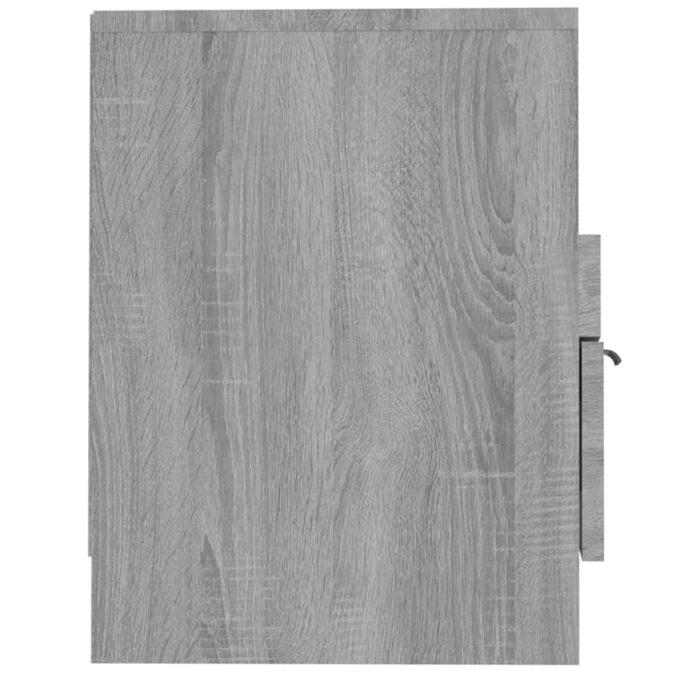 Mueble de TV madera contrachapada gris Sonoma 150x33,5x45