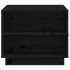 Mesa de centro de madera maciza de pino negro 100x50x41