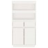 Aparador alto de madera maciza de pino blanco 60x40x116,5