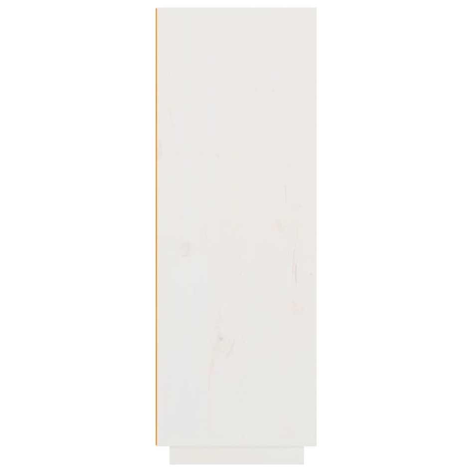 Aparador alto de madera maciza de pino blanco 60x40x116,5