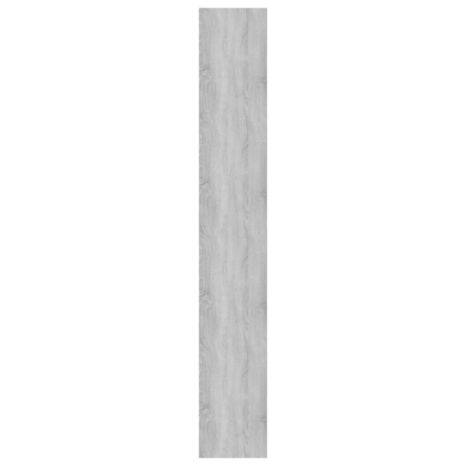Estantería madera contrachapada gris Sonoma 100x30x198