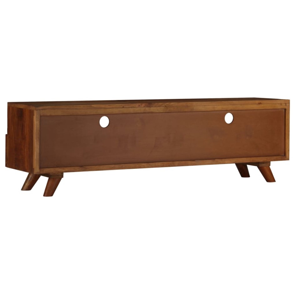 Mueble para TV de madera maciza reciclada 140x30x40