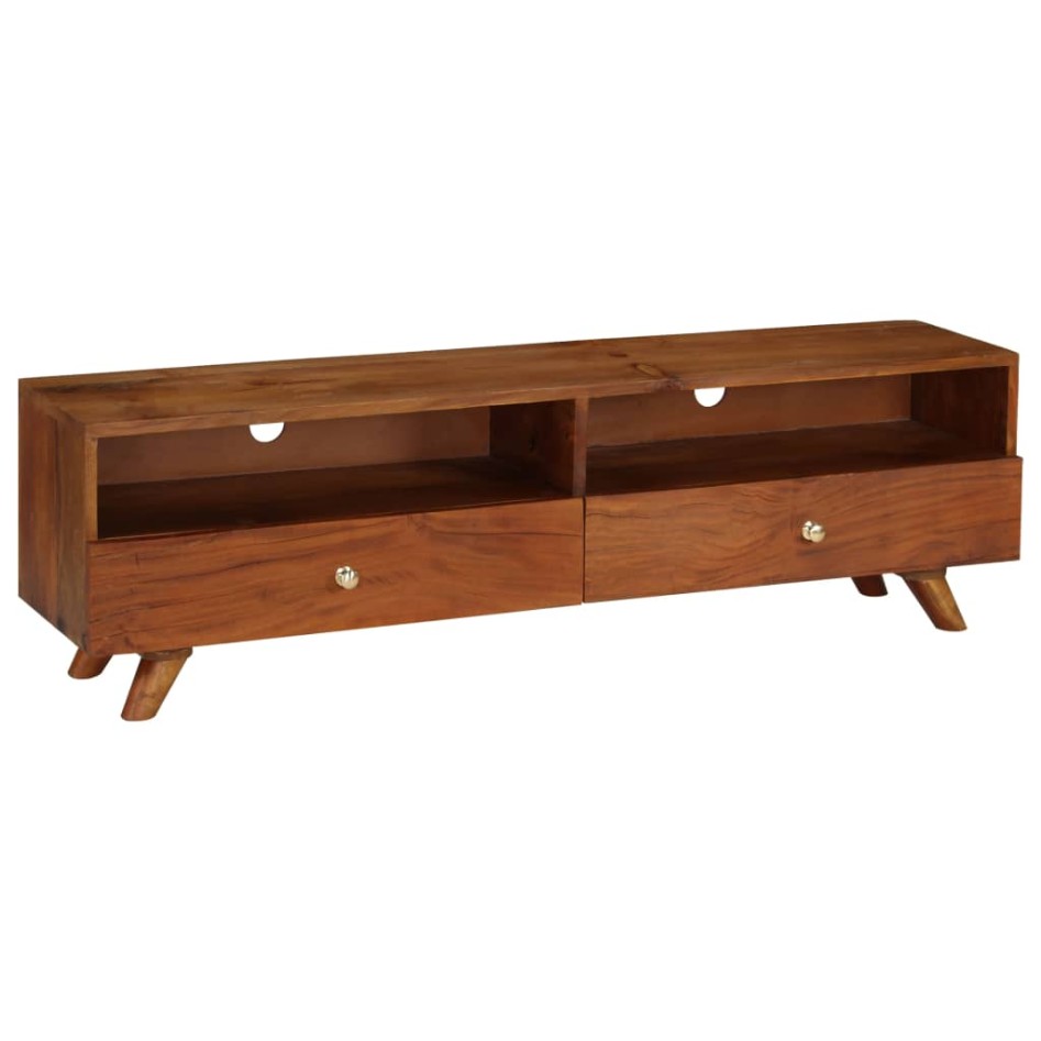 Mueble para TV de madera maciza reciclada 140x30x40