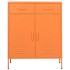 Armario de almacenamiento acero naranja 80x35x101,5