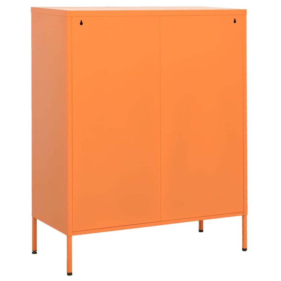 Armario de almacenamiento acero naranja 80x35x101,5