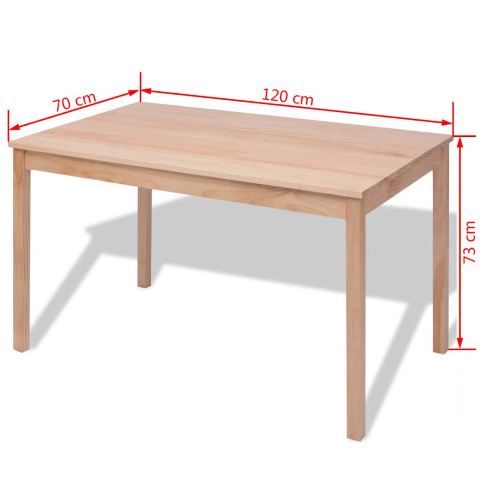 Conjunto de comedor 7 piezas madera de