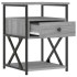 Mesitas noche 2 uds madera ingeniería gris Sonoma 40x42x55