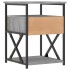 Mesitas noche 2 uds madera ingeniería gris Sonoma 40x42x55