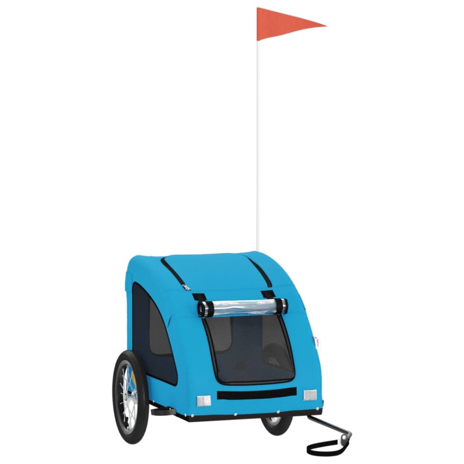 Remolque de bicicleta mascotas hierro tela Oxford