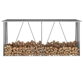 Casetilla leña acero galvanizado gris antracita 330x84x152