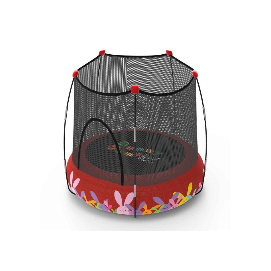 Cama Elástica + parque de juegos Kohala rojo