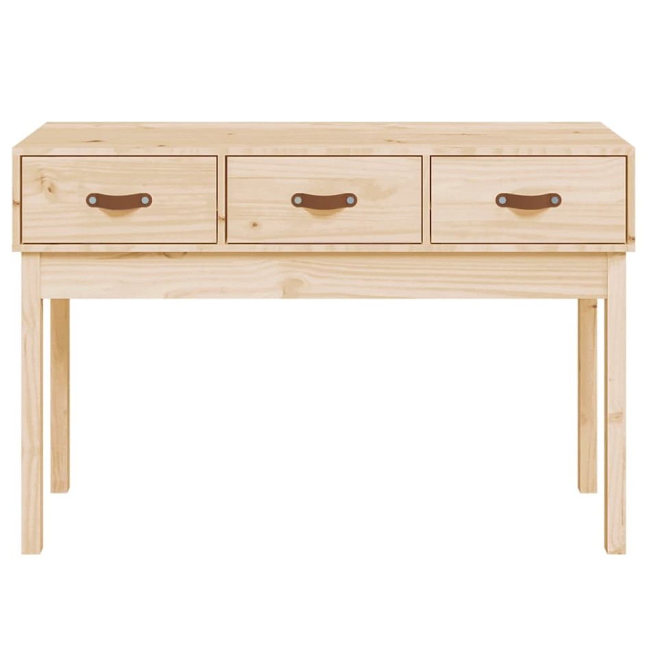 Mesa consola madera maciza de pino 114x40x75