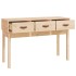 Mesa consola madera maciza de pino 114x40x75