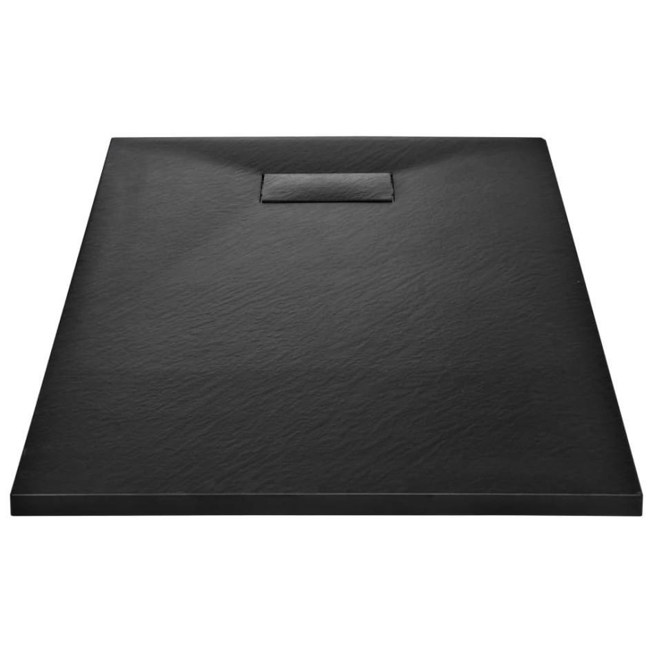 Plato de ducha SMC negro 120x70