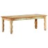 Mesa de centro de madera maciza reciclada 110x50x40