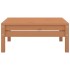 Set de muebles de jardín 4 pzas madera maciza pino marrón