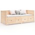 Sofá cama de madera maciza de pino 100x200
