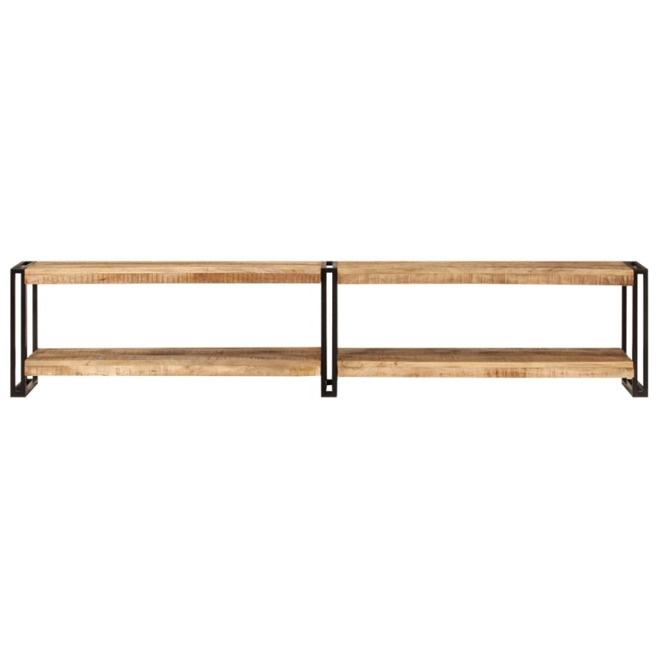 Mueble de TV madera maciza de mango 200x30x40