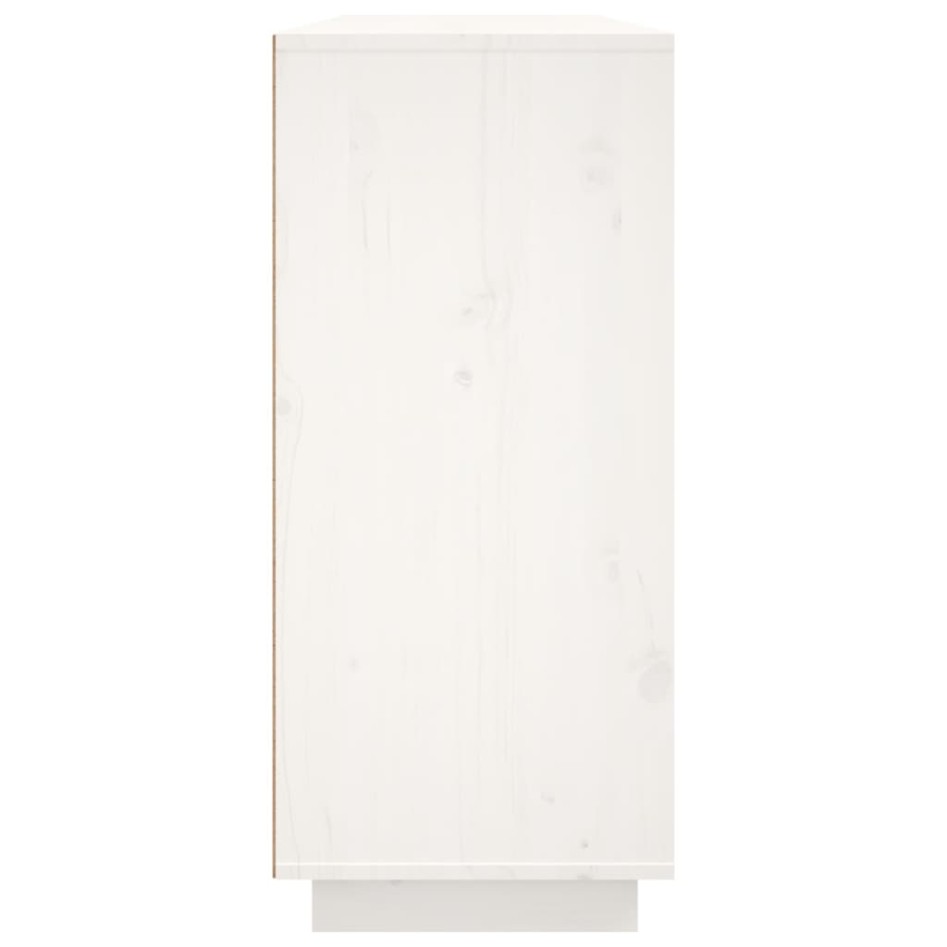 Aparador de madera maciza de pino blanco 120x35x80