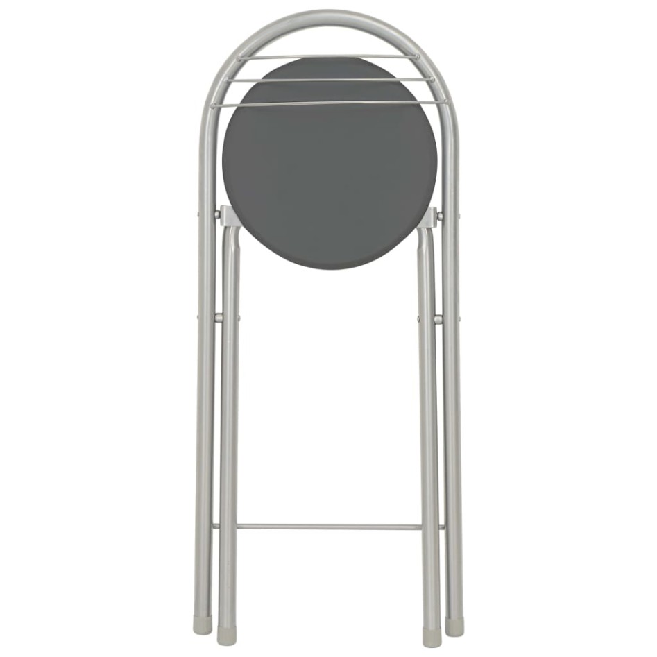 Mesa y taburetes de cocina con estantes de madera y acero