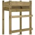 Torre de juegos madera pino impregnada 52,5x46,5x206,5