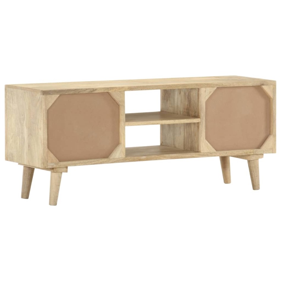 Mueble para la TV madera maciza de mango 110x30x45
