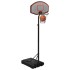 Canasta de baloncesto polietileno negro 237-307