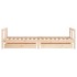 Estructura de cama para niños con cajones madera pino 80x200