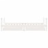 Estructura de cama infantil con cajones madera blanco 90x190