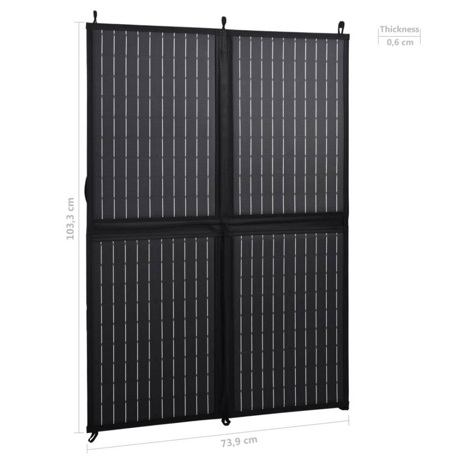 Cargador solar plegable 100 W 12