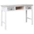 Escritorio de madera gris 110x45x76