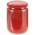 Tarros de mermelada de vidrio con tapa roja 96 unidades 230