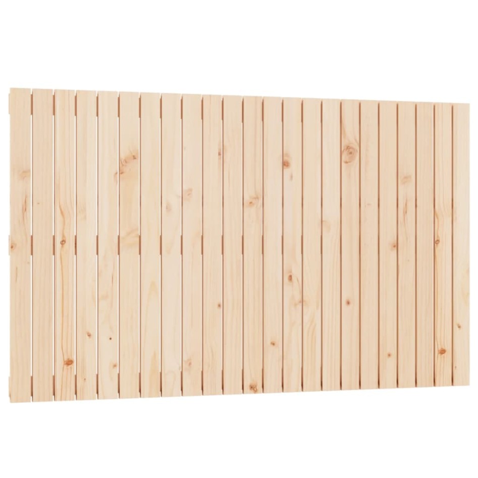 Cabecero de cama de pared madera maciza de pino 147x3x90