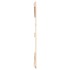Cabecero de cama de pared madera maciza de pino 147x3x90