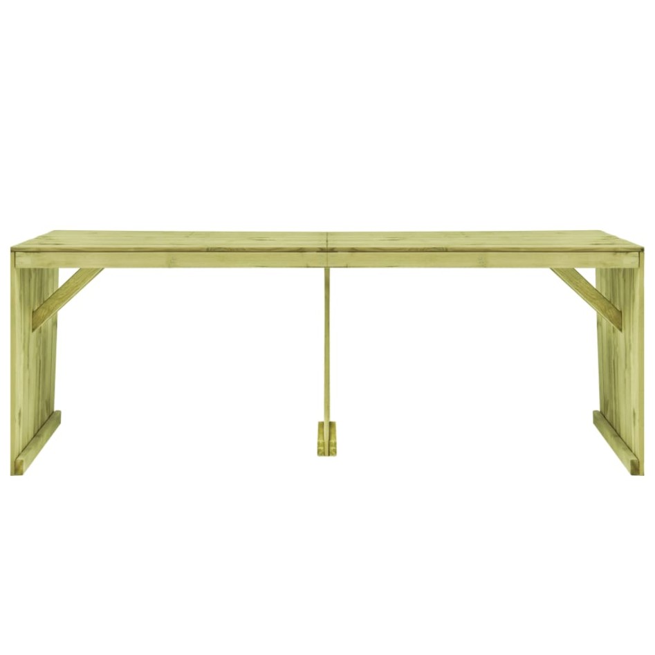 Mesa de jardín madera de pino impregnada 220x101,5x80