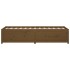 Sofá cama de madera maciza de pino marrón miel 90x190