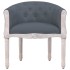 Silla de comedor terciopelo gris