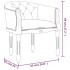 Silla de comedor terciopelo gris