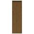 Armario de pared 2 uds madera de pino marrón miel 30x30x100