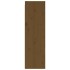 Armario de pared 2 uds madera de pino marrón miel 30x30x100