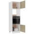 Armario de microondas contrachapada color roble 60x57x207