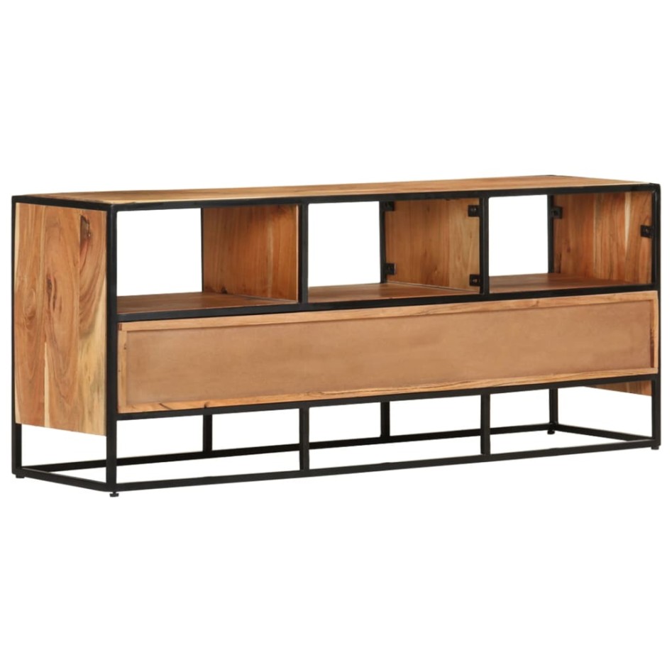 Mueble para la TV madera maciza de acacia 110x30x45