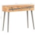 Mesa consola de madera maciza de acacia 90x30x75