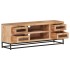 Mueble de TV de madera maciza de acacia 110x30x40
