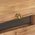 Mueble de TV de madera maciza de acacia 110x30x40