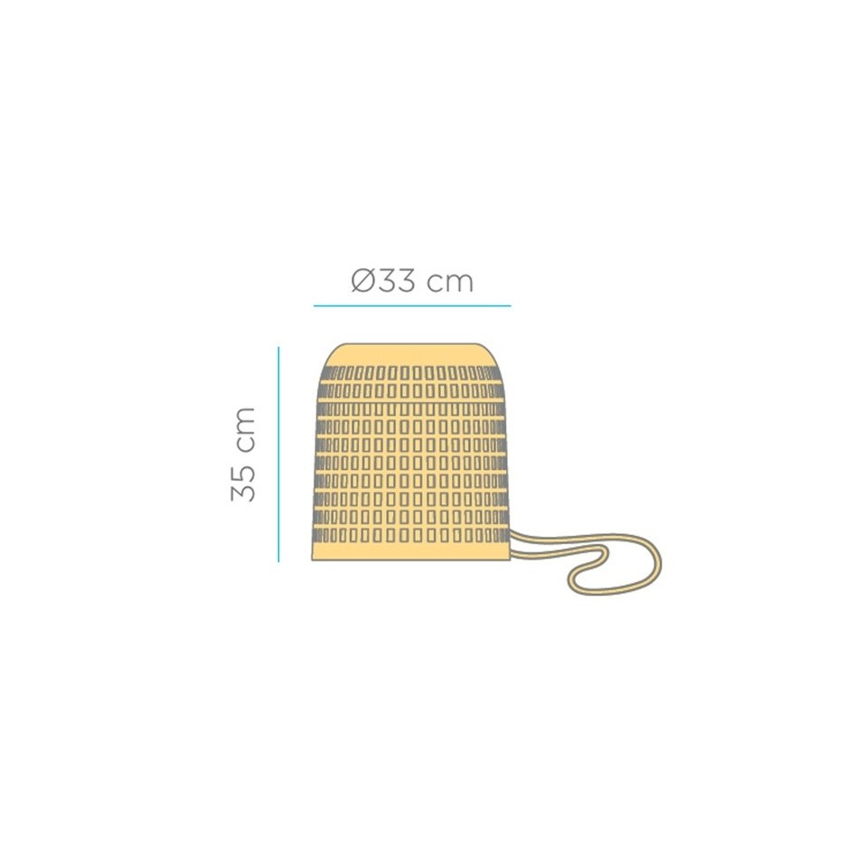 Lámpara Colgante sin cables, modelo Positano