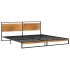 Estructura de cama de metal 200x200