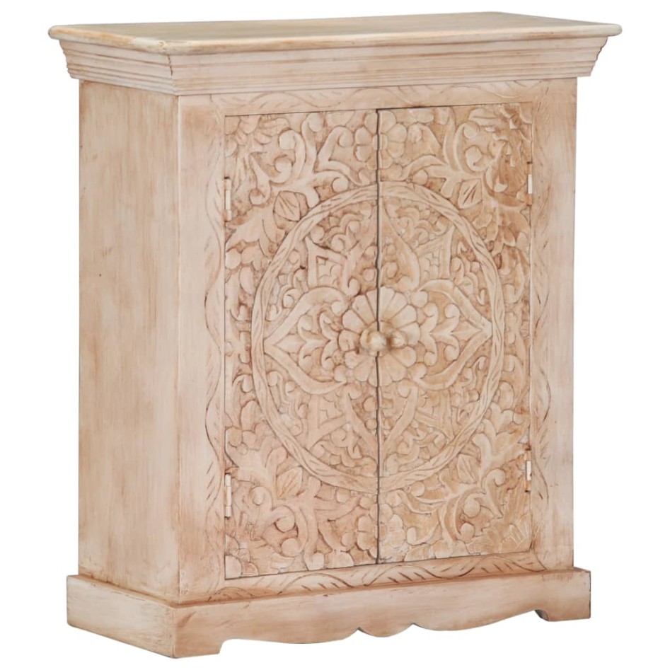 Aparador de madera maciza de mango 65x30x75