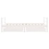 Estructura cama infantil y cajones madera pino blanco 80x160